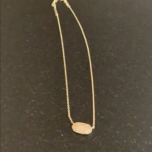 Drusy pendant necklace